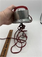 Vintage red, bake light handle, electric churn