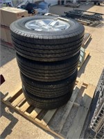 4  -255/70R17 TIRES AND WHEELS