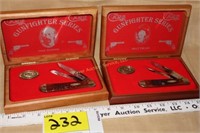 2 Case Knives Gunfighter Series