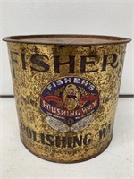 Gallon Fishers Polishing Wax Tin