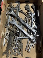 Flat of Various Sized Wrenches