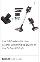 Used Inse N5 Cordless Vacuum  Working Order