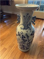 Asian Canton Style Vase