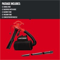 $90  CRAFTSMAN 12-Amp Electric Leaf Blower