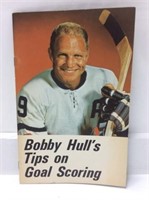 1968 Bobby Hull Scoring Tips Booklet Beautiful