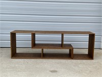 Solid Wood 2 Part Shelving Unit / TV Stand