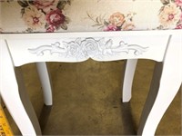 White small stool