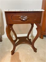 Marble Top End Table