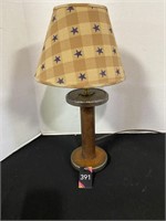 19" Antique Spool Lamp