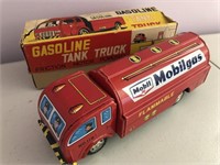 Tin friction  Mobilgas gasoline tanker