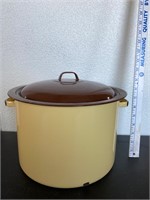 Yellow and Brown Enamelware