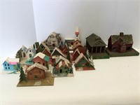 15 Vintage Christmas Houses and Churches