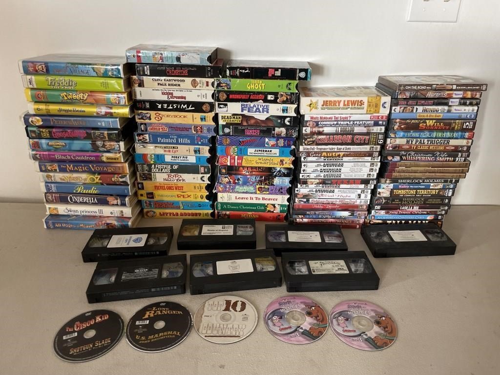 DVD’s & VHS tapes