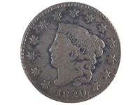 1820 Large Cent Small Date