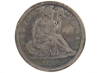 1840 Seated Half Dime, No Drapery