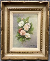 Julia Conay Floral Oil Painting on Canvas