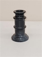 MARBLE CANDLE STICK HOLDER 2.5" X 4"