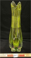 TALL BEAUTIFUL COLORED GLASS VASE