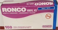 100 RONCO VINYL VW GLOVES SMALL