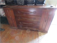 BUFFET WITH CONTENTS - BUYER TO BOX, BRING HELP