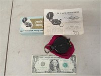 Vintage Engineer Lensatic Compass w/ Box