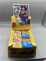 1989 Donruss Baseball Puzzle and Cards Box