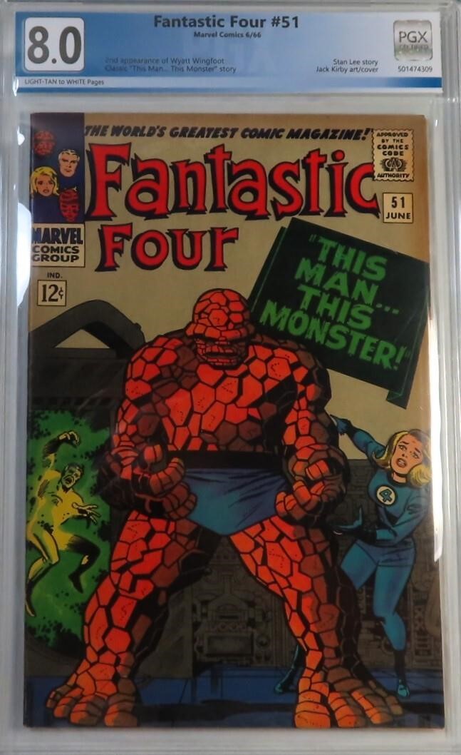 FANTASTIC FOUR #51 Marvel June 1966 PGX 8.0
