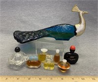 Avon Peacock and Other Perfume Miniatures