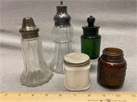 Vintage Talc, Ponds,Vaseline,crown Bottles