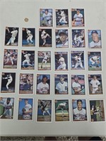G) 27 Baseball Cards, 91' Tigers Set