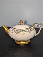Vintage Sadler Teapot Gold & Turquoise