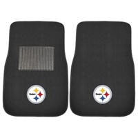 Pittsburgh Steelers Embroidered Car Mat Set