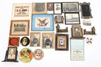 19th C. - WWII US MILITARY PHOTOGRAPHS & FRAMES