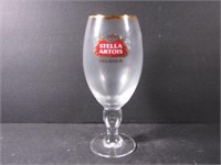 Stella Artois Gold Rimmed Chalice Glass