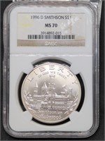 1996-D Smithsonian Silver US Mint Commemorative
