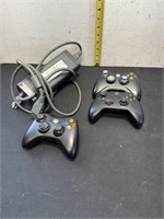 Xbox controllers and a Microsoft plug in