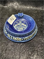 ILLINOIS VOLUNTEER INFANTRY ASHTRAY 5 1/2" DIA.