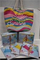 New Pool Lounge Floats/ Mats and Beach Bag