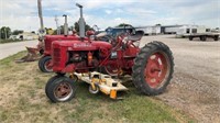 Farmall C w/ Narrow Front & Woods Belly Mower