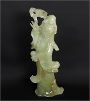 Carved Jade Quan Yin Statue