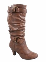 R1593  Maggie-39 Women's High Heel Mid-Calf Boots