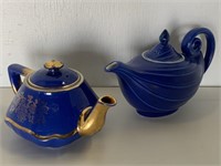 VTG Hall Cobalt Blue Teapots