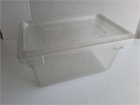 (5) PLASTIC INSERTS WITH (4) LIDS