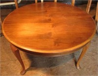 54" Round Wood Dining Table