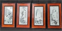 Group of Chinese porcelain wall plaques