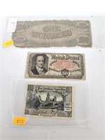 Antique paper money