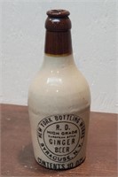 Syracuse Stoneware ginger beer bottle