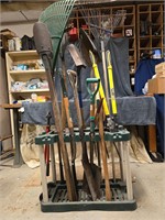 Garden Tool storage rack