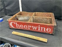 Cheerwine crate