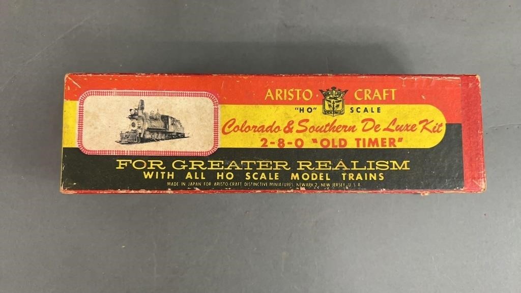 Vtg Aristocraft HO Scale Old Timer Train Setup